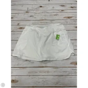 Athletic Skort By Puma In White, Size: Xl