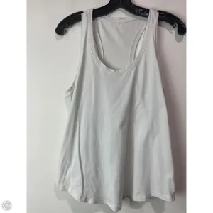 Athletic Tank Top By Lululemon In White, Size: M