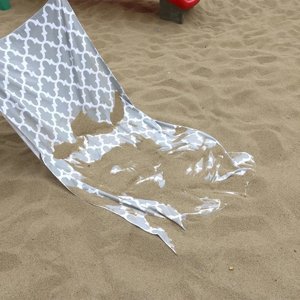 Beach Painting Sand Free Towel