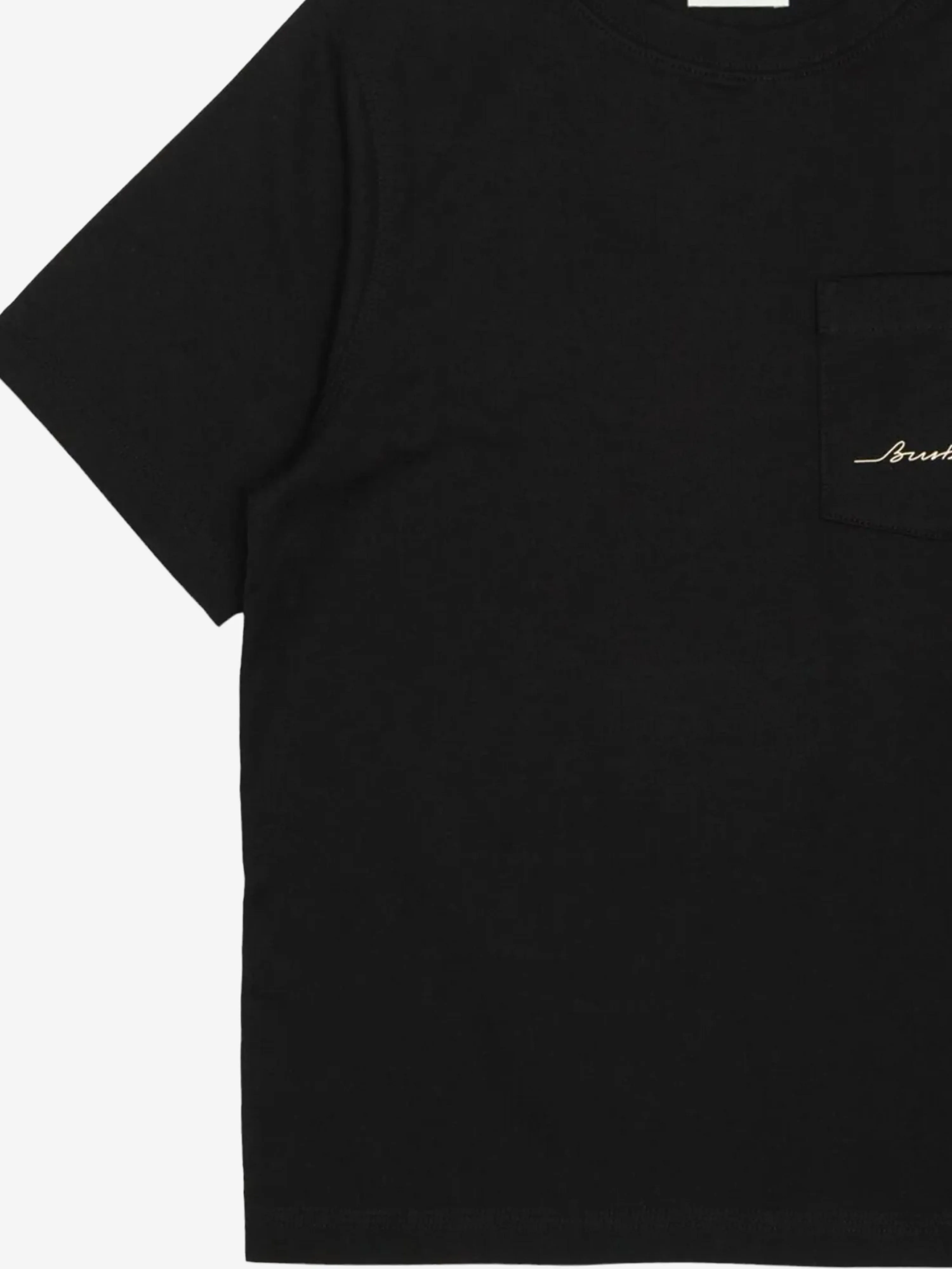 Burberry Kids Cedar Logo T-Shirt in Black