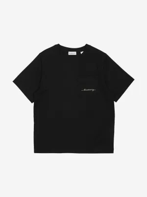 Burberry Kids Cedar Logo T-Shirt in Black