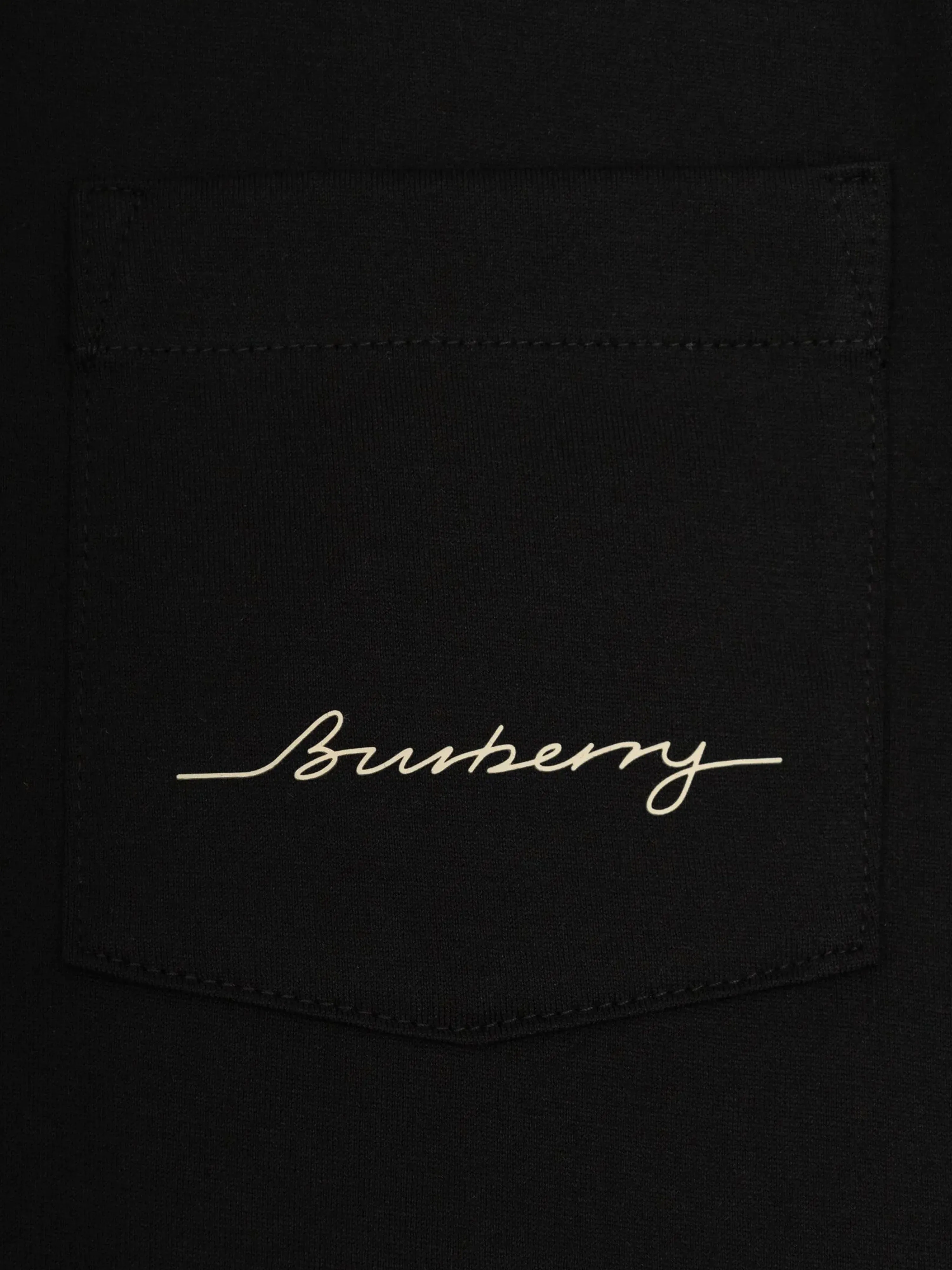 Burberry Kids Cedar Logo T-Shirt in Black