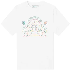 Casablanca White Logo T-Shirt