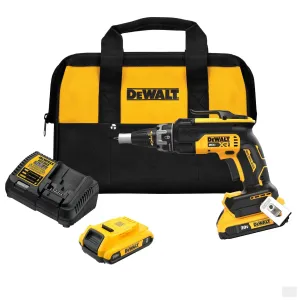 Dewalt 20V Max Drywall Screwgun with (2) 2Ah Batteries and Charger (DCF630D2)