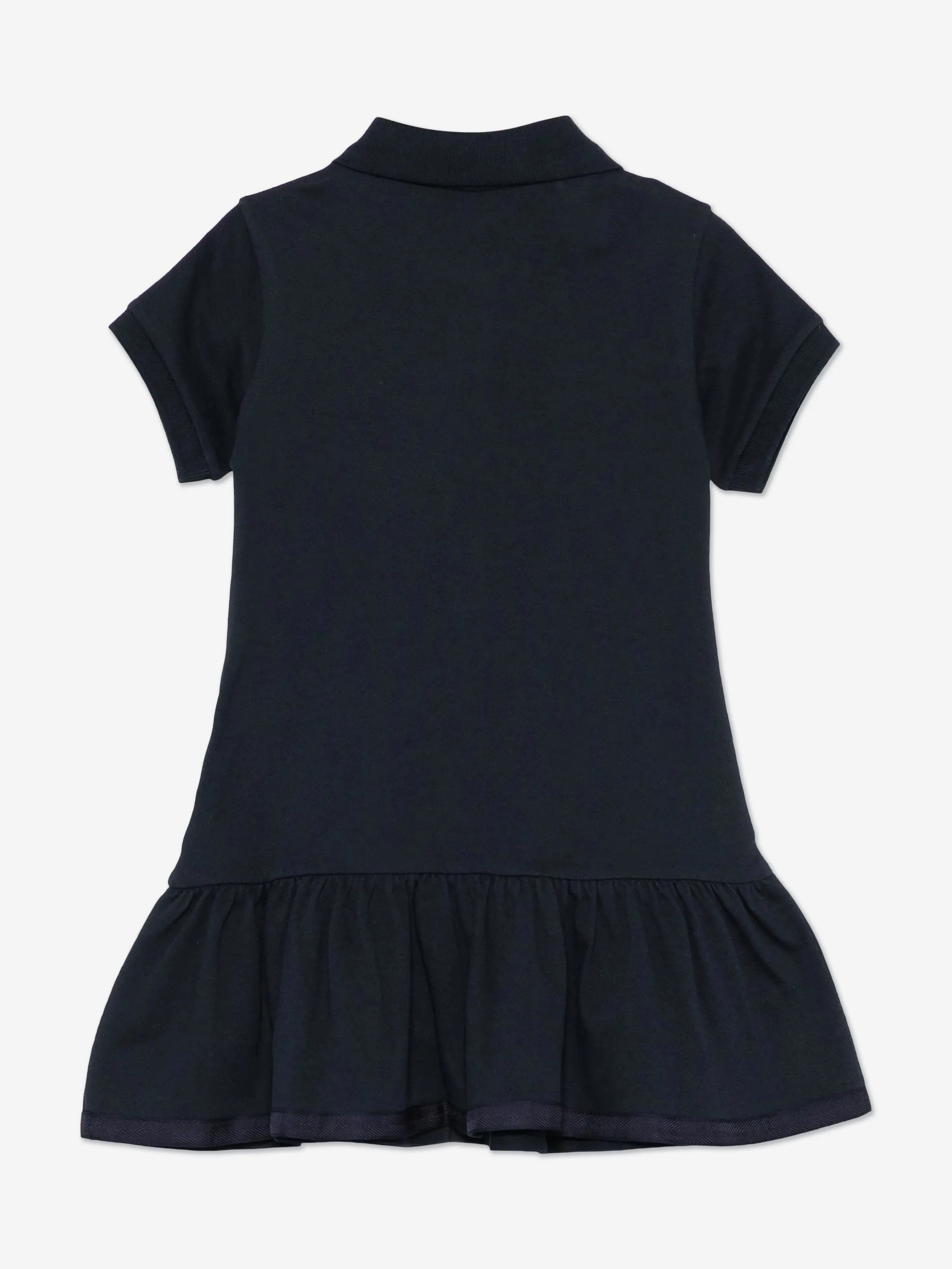 Girls Logo Polo Dress in Blue