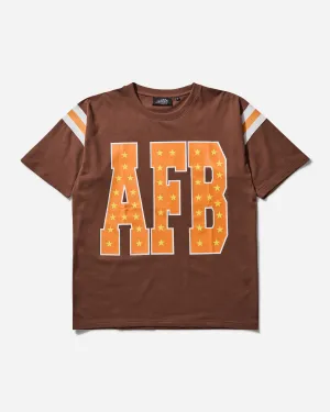 Men's Football T-Shirt Brown