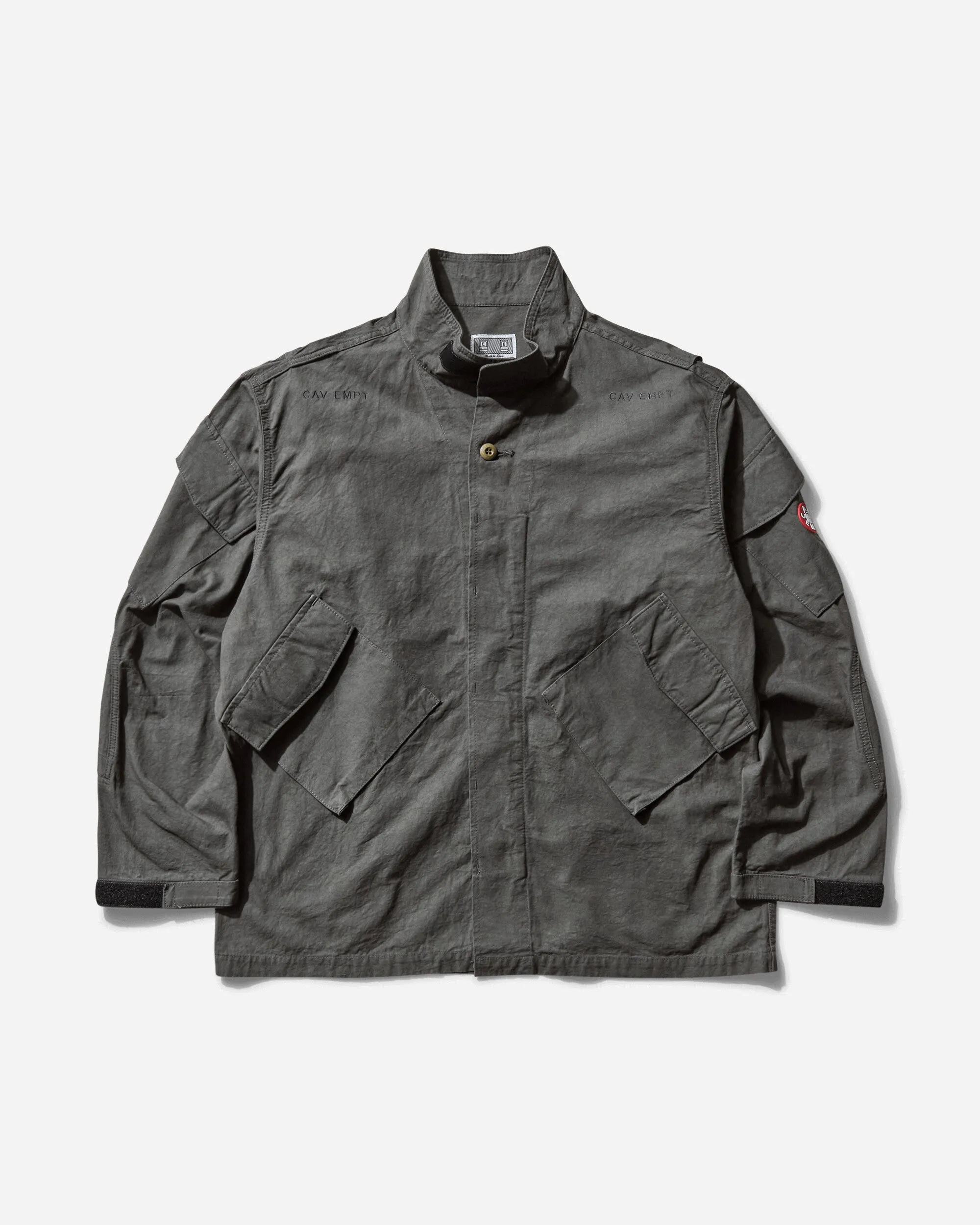 Men's Stand Collar BDU Jacket Charcoal
