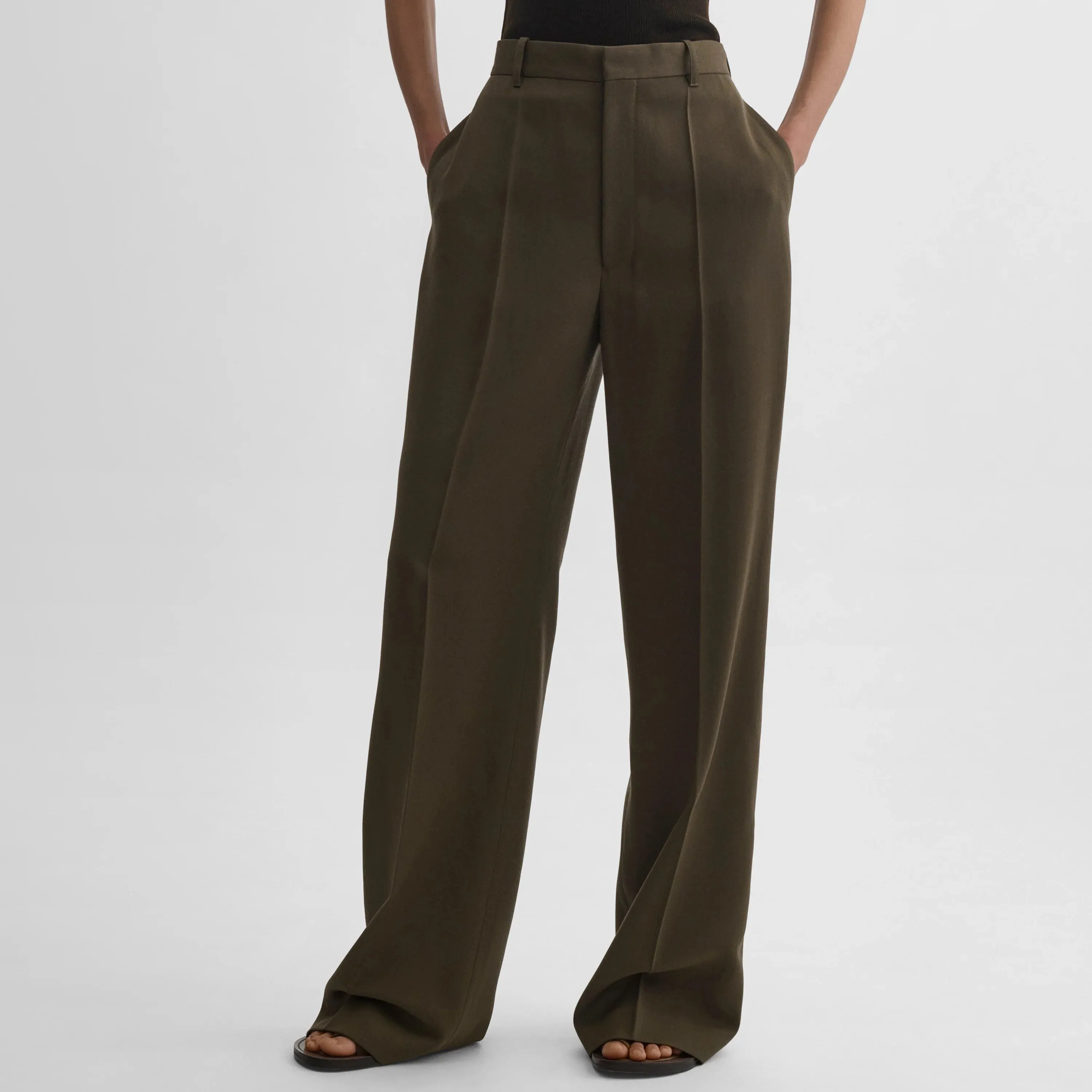 MILANESE TROUSERS | shroom wool