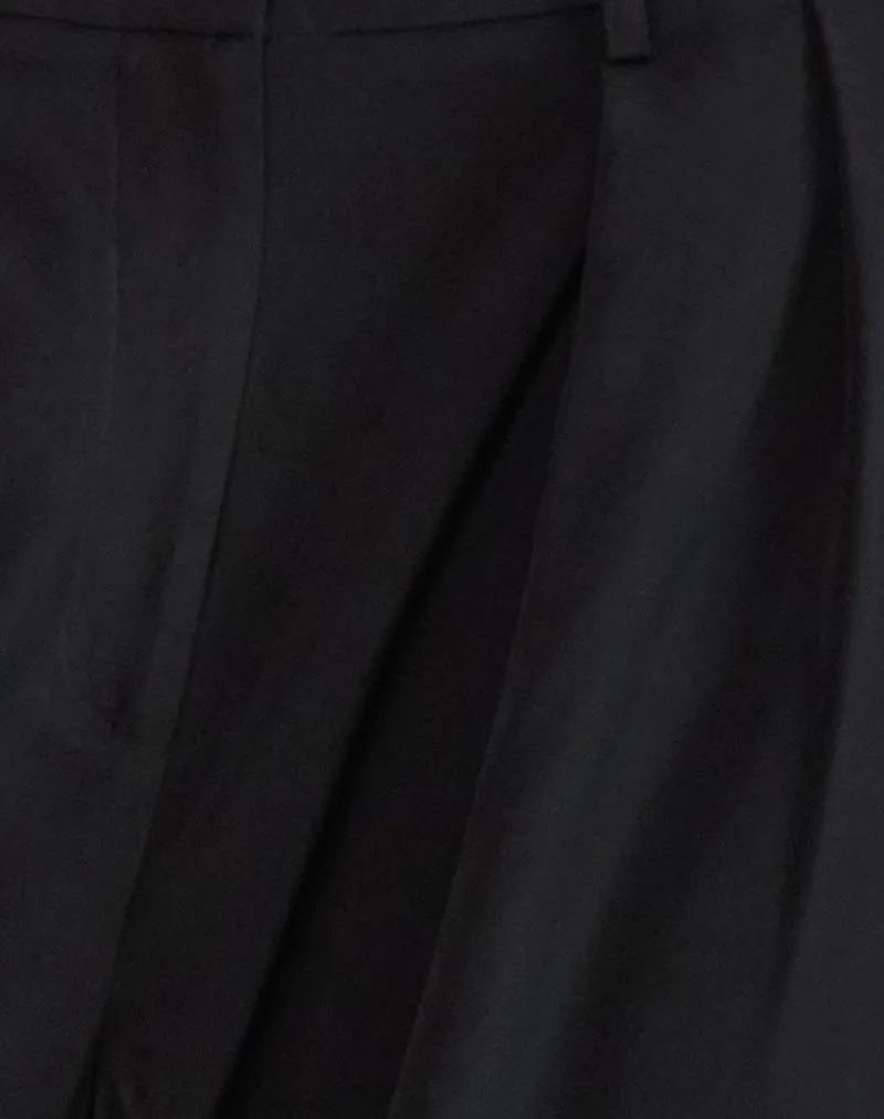 Nala Pleated Trouser in Tailoring Black