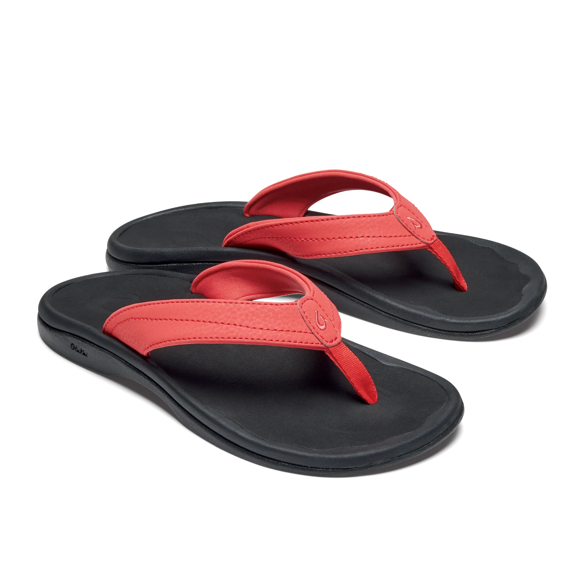 'Ohana - Hot Coral / Black