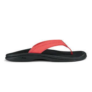 'Ohana - Hot Coral / Black