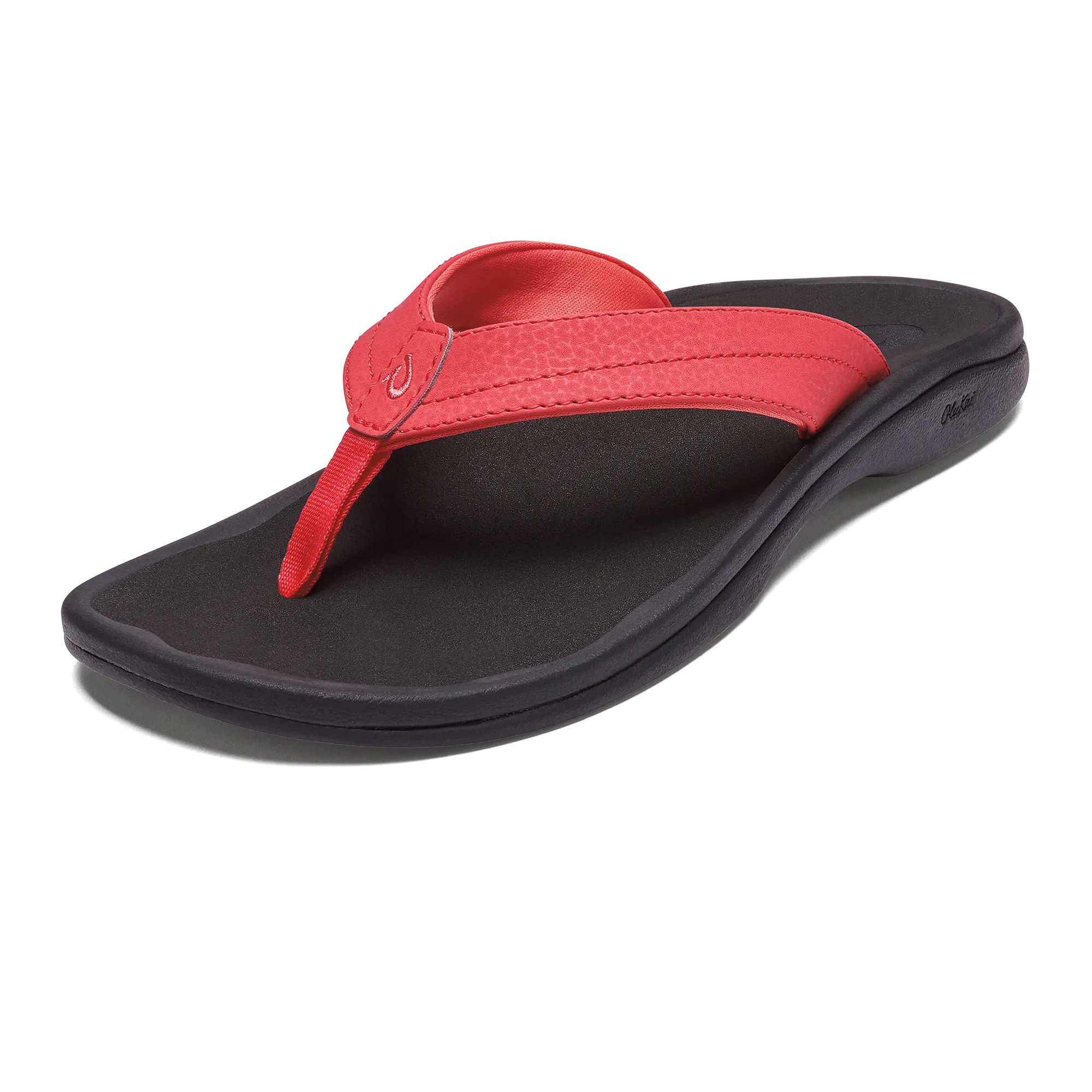'Ohana - Hot Coral / Black