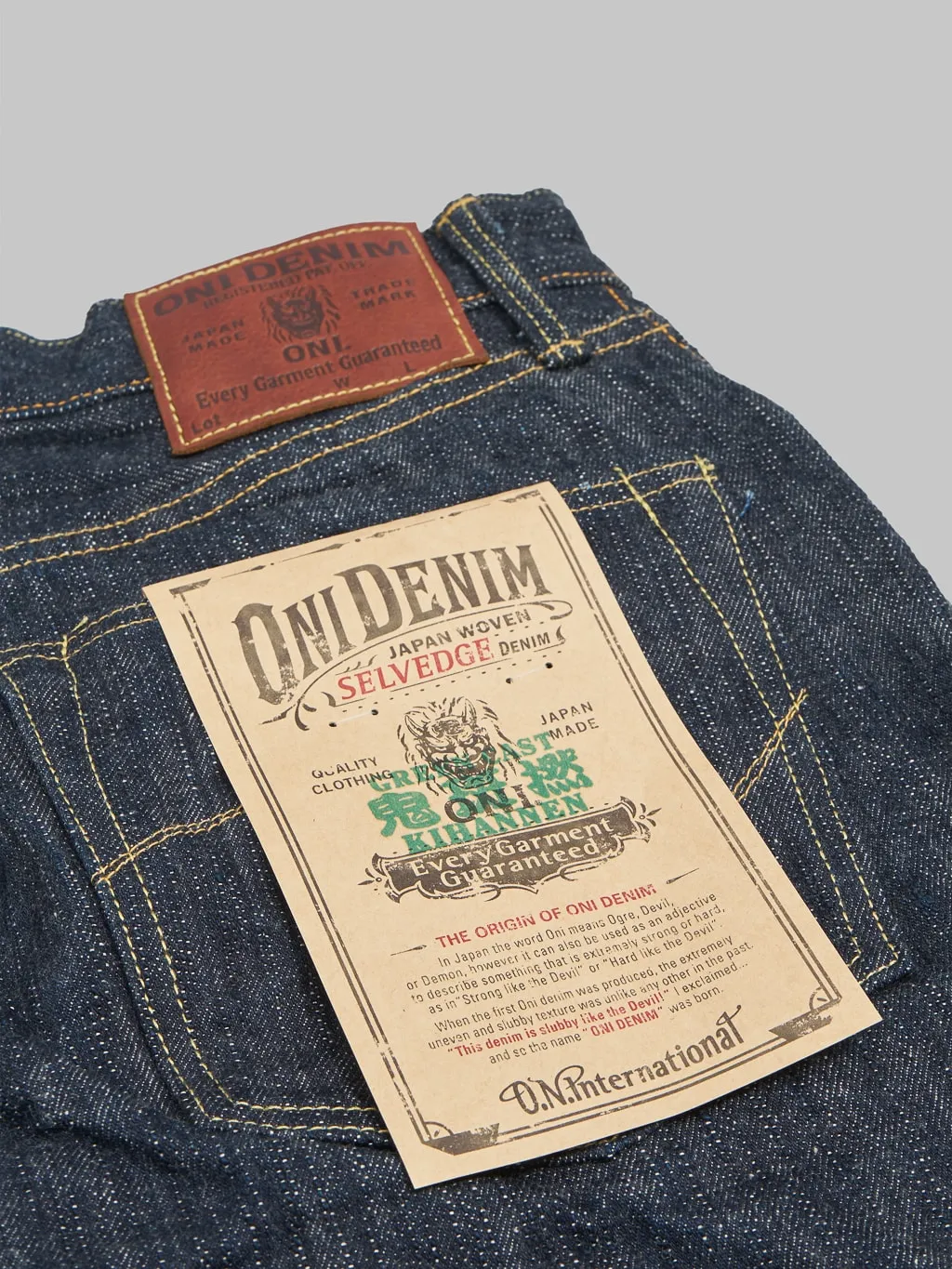 ONI Denim 288 Kihannen 18oz Regular Straight Jeans