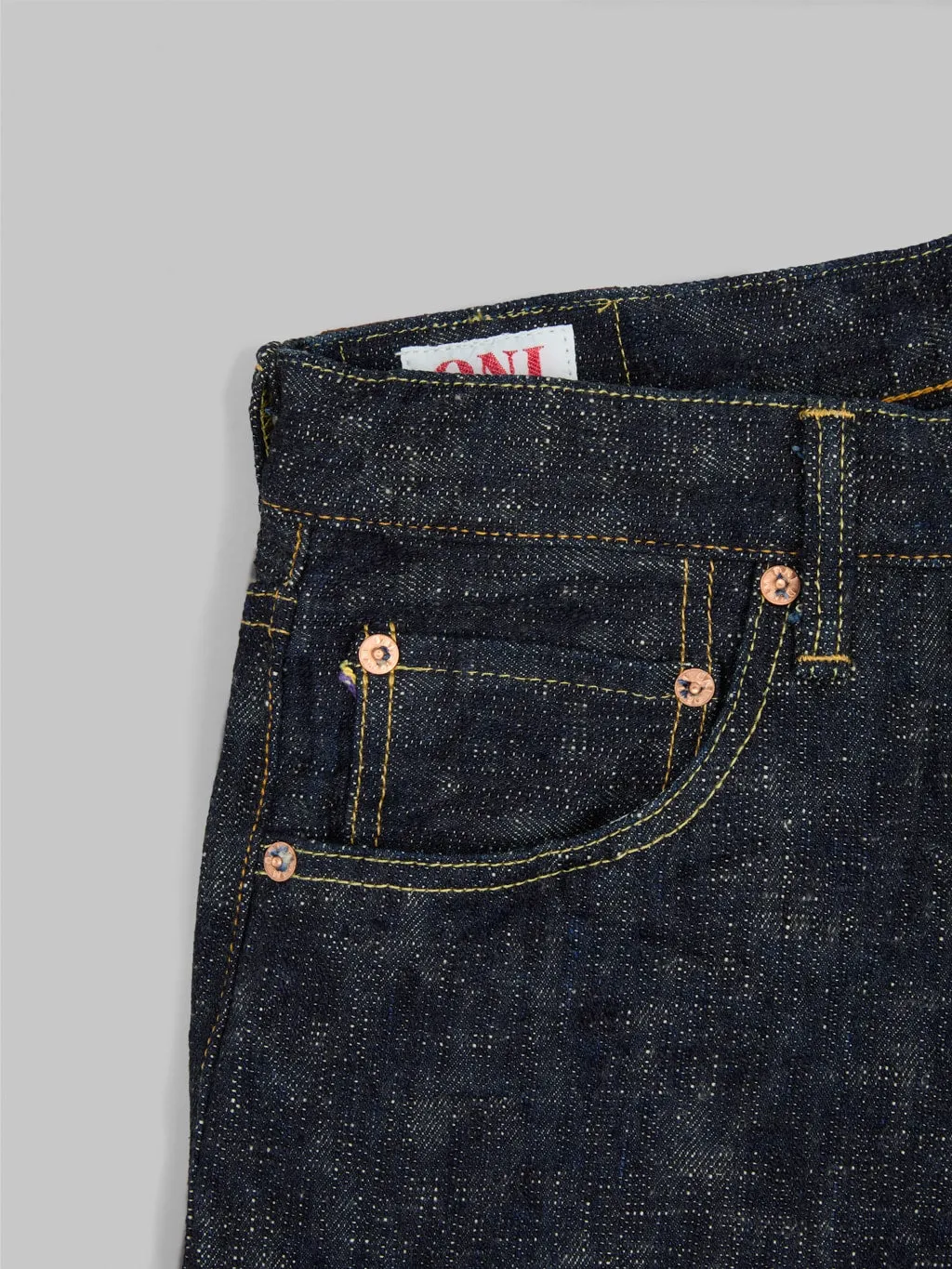 ONI Denim 622 Kasuri 17oz Relaxed Tapered Jeans