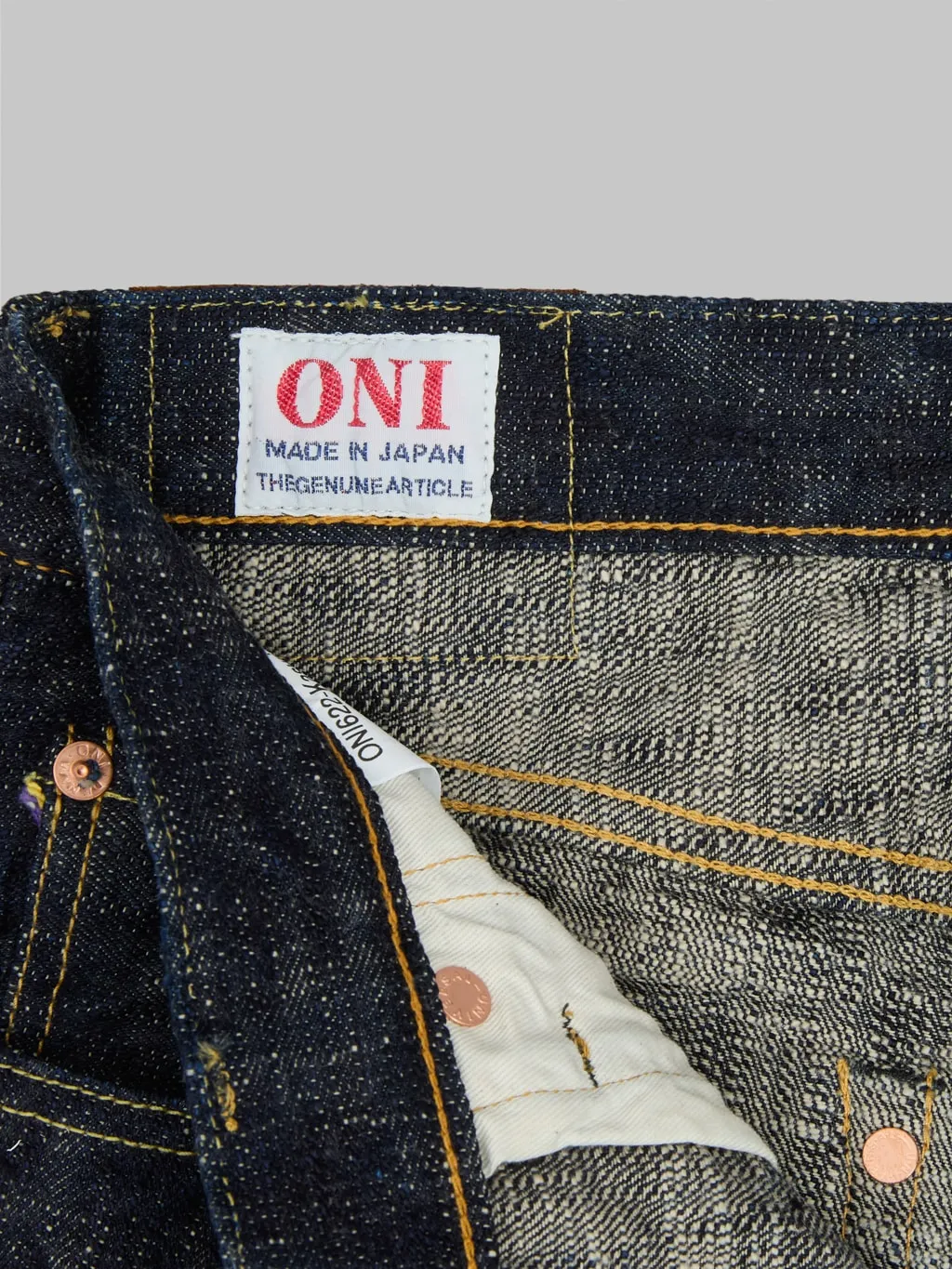 ONI Denim 622 Kasuri 17oz Relaxed Tapered Jeans