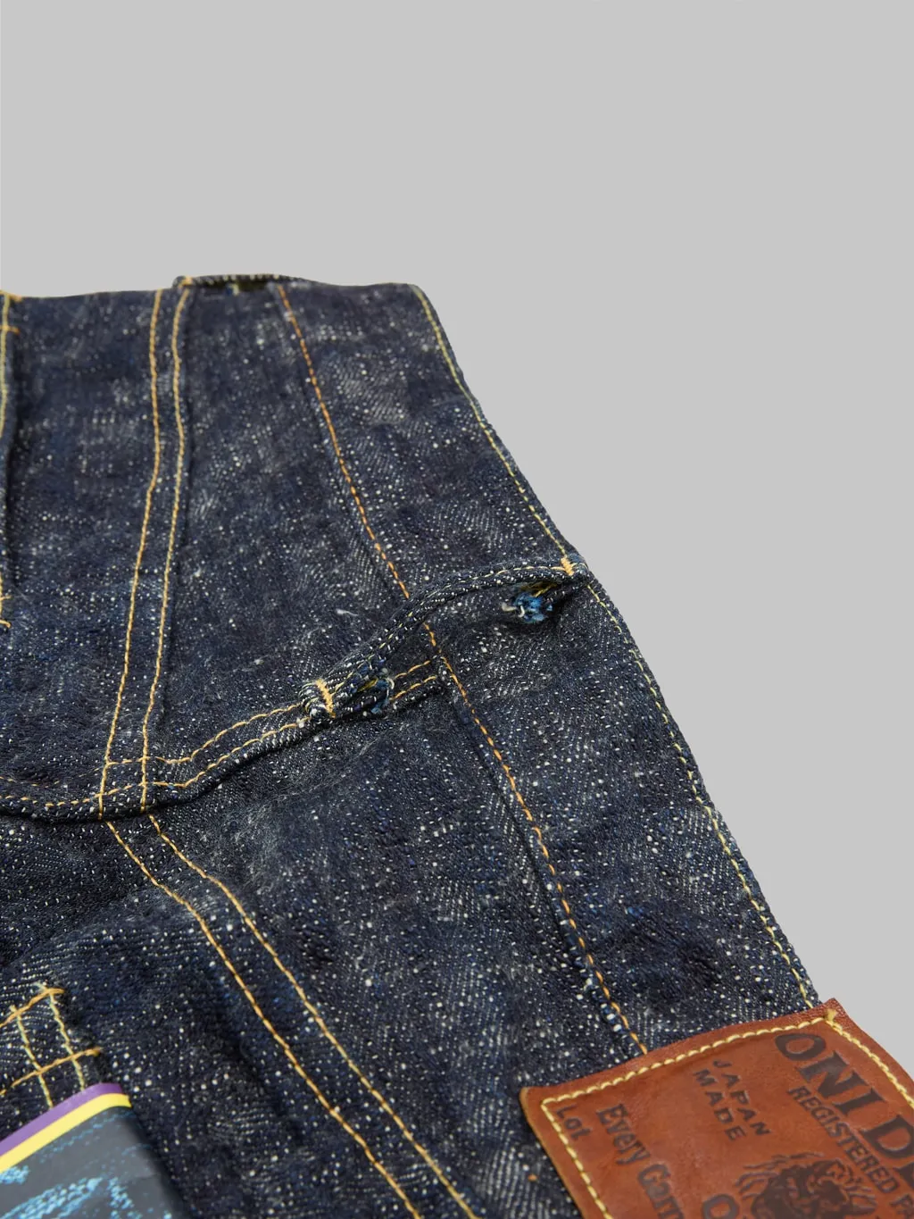 ONI Denim 622 Kasuri 17oz Relaxed Tapered Jeans