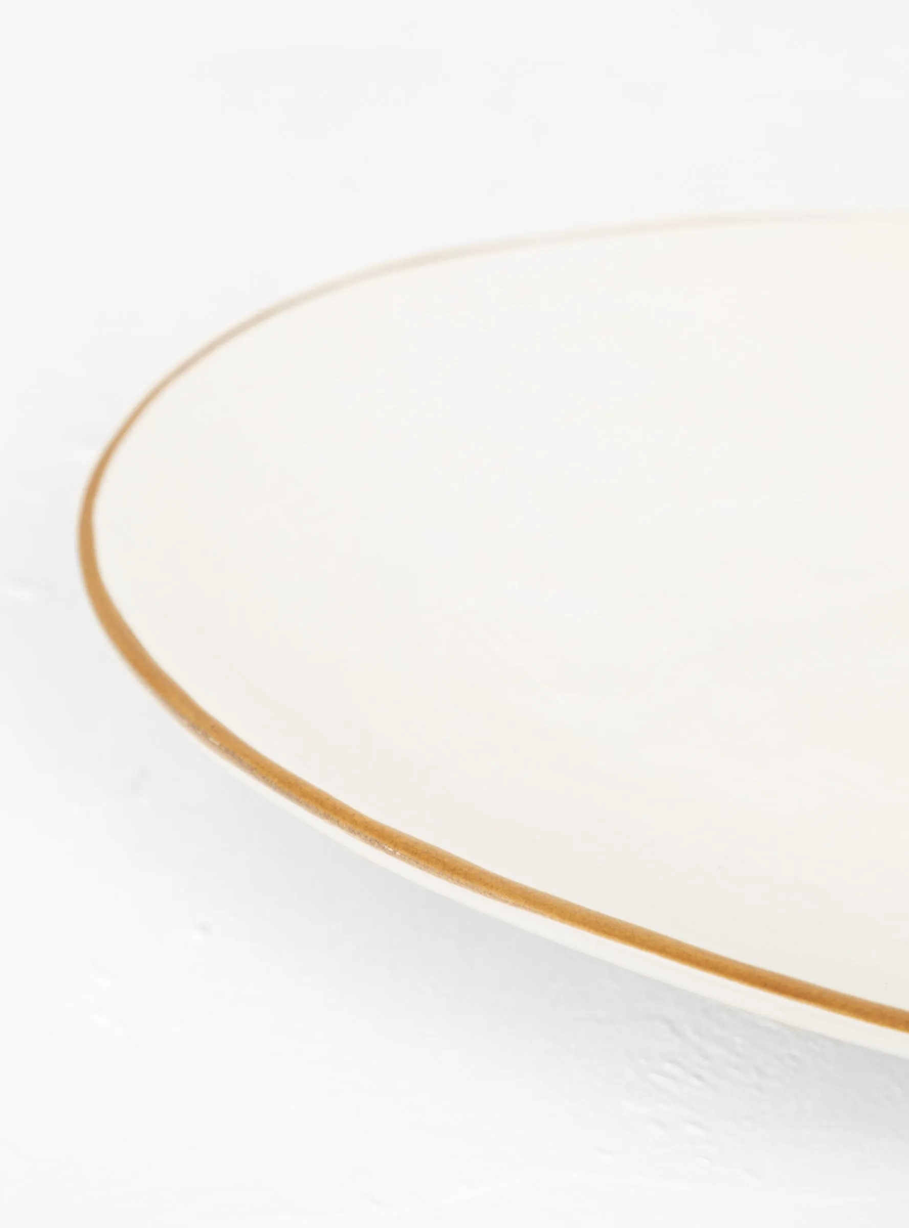 Oval Serving Plate White