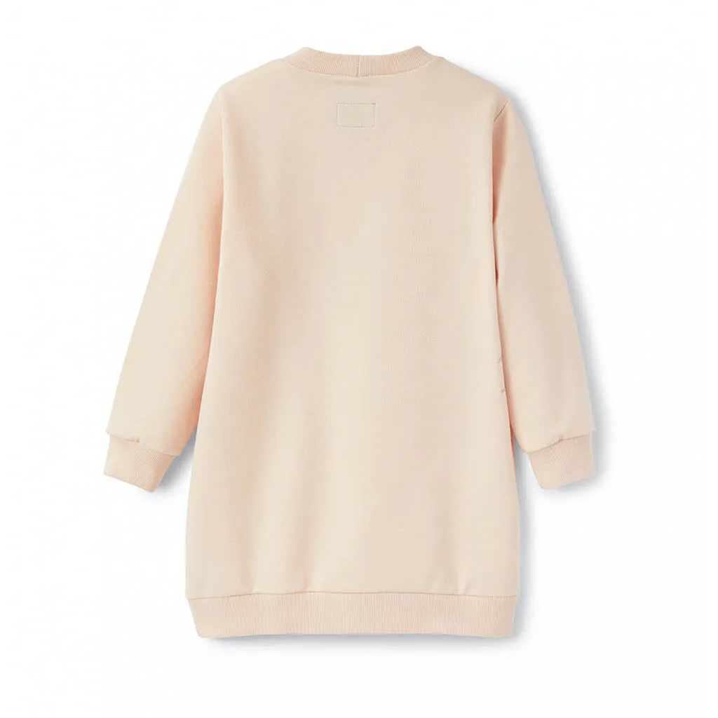 Pink Long Sleeve Dress