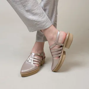 Polar - Platform shoes. Metalic Powder
