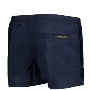 Prada Navy Logo Swimshorts