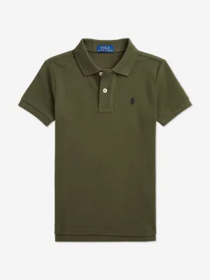 Ralph Lauren Boys Logo Polo Shirt in Green