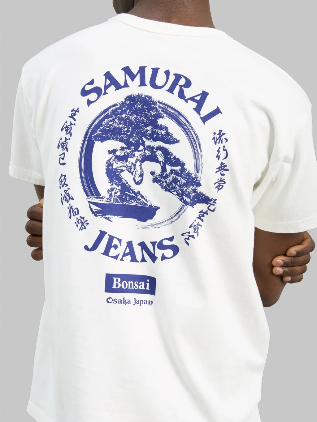 Samurai Jeans SJST25-104L Heavyweight Bonsai T-Shirt White