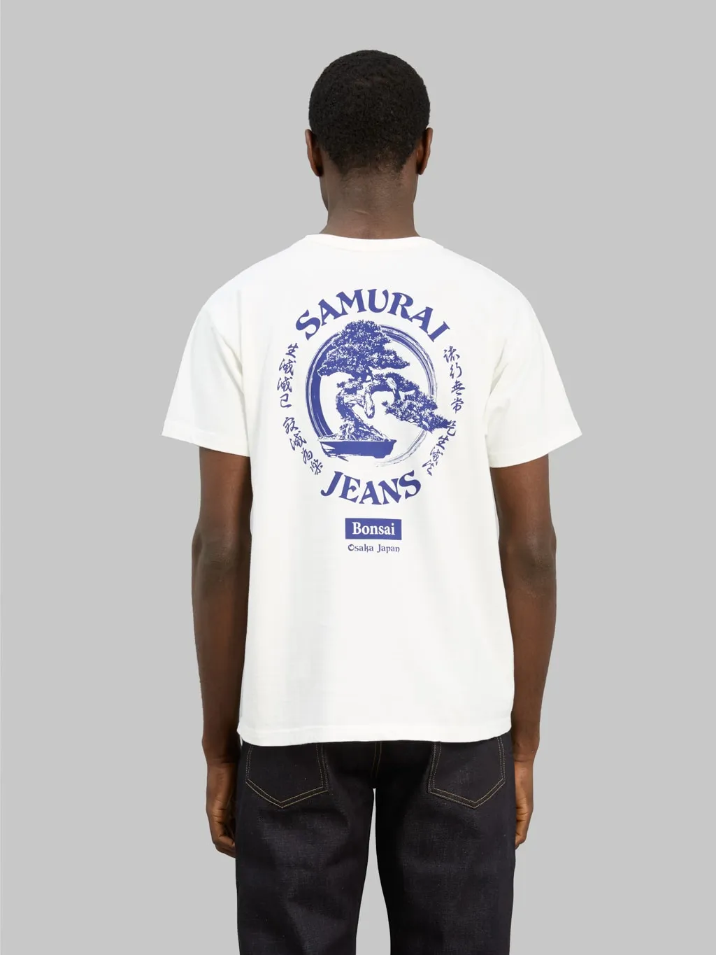Samurai Jeans SJST25-104L Heavyweight Bonsai T-Shirt White