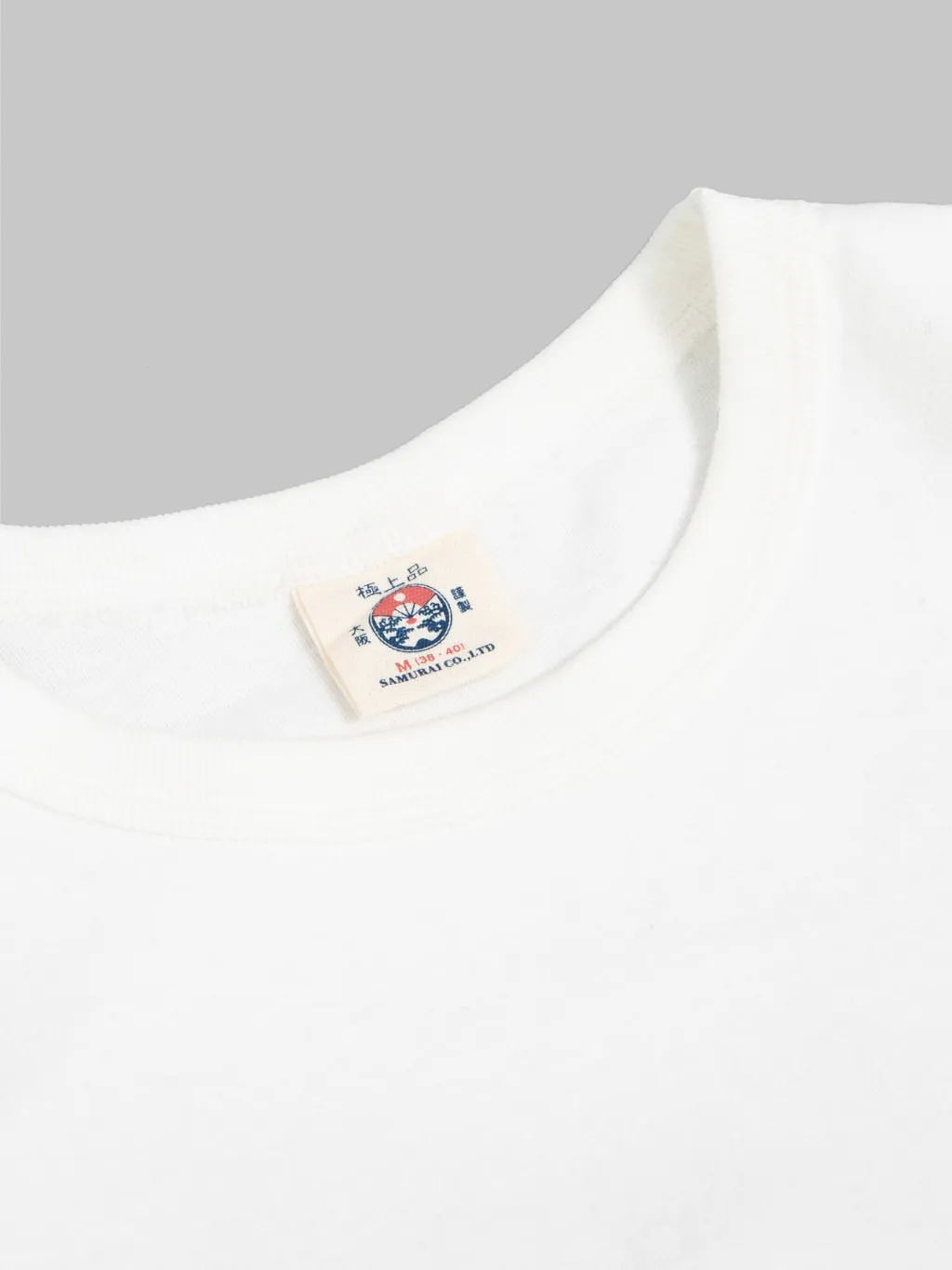 Samurai Jeans SJST25-104L Heavyweight Bonsai T-Shirt White