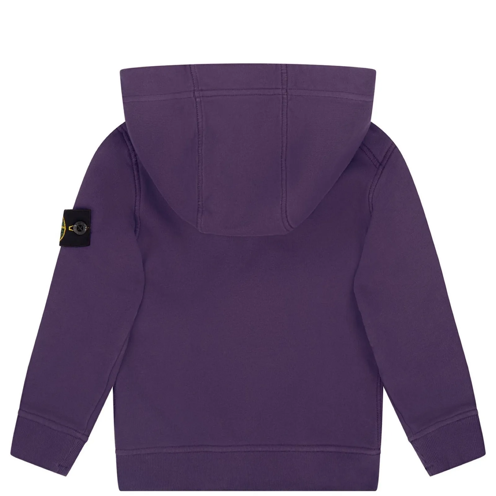 Stone Island Junior Purple Zip Hoodie