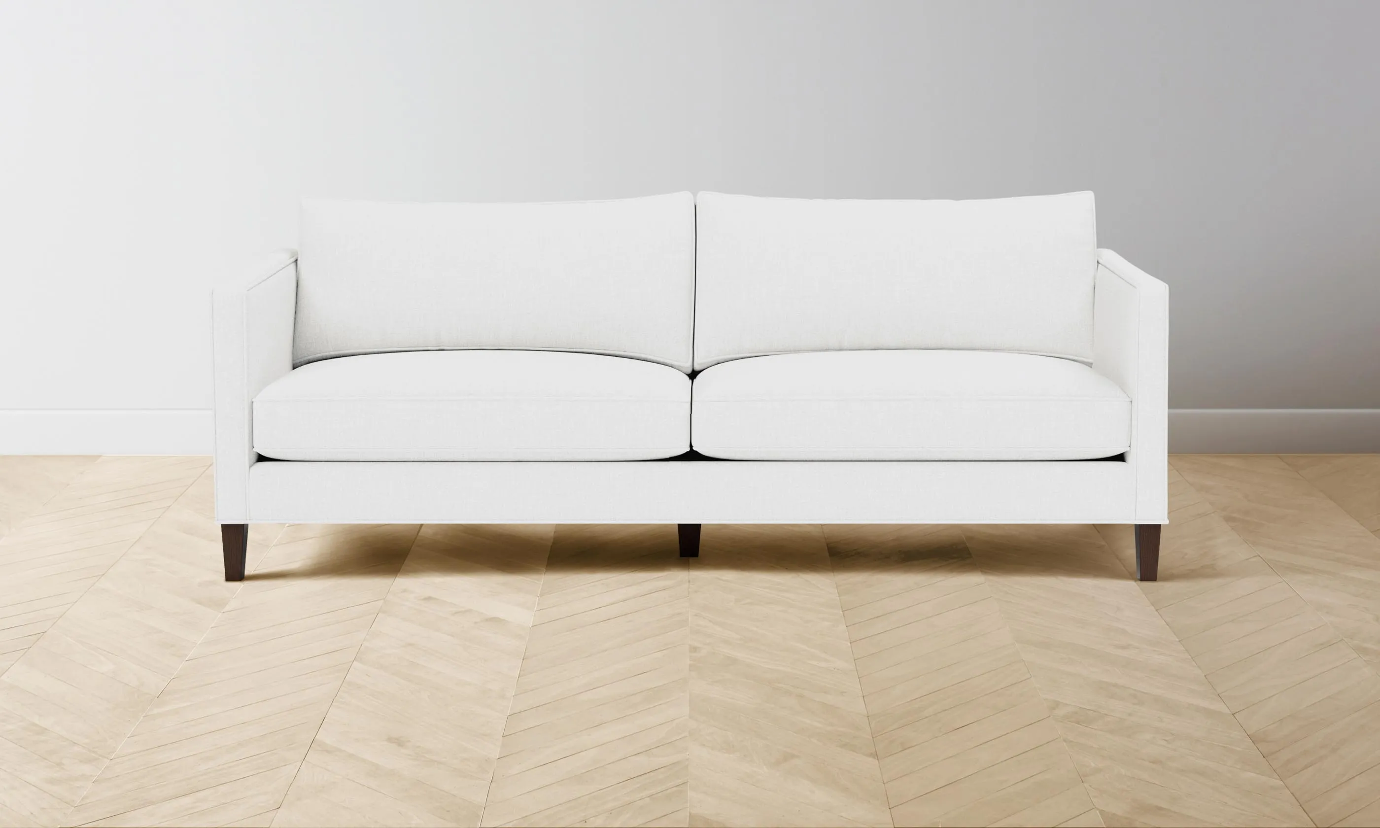 The Crosby Sectional - Performance Linen Weave Pure White