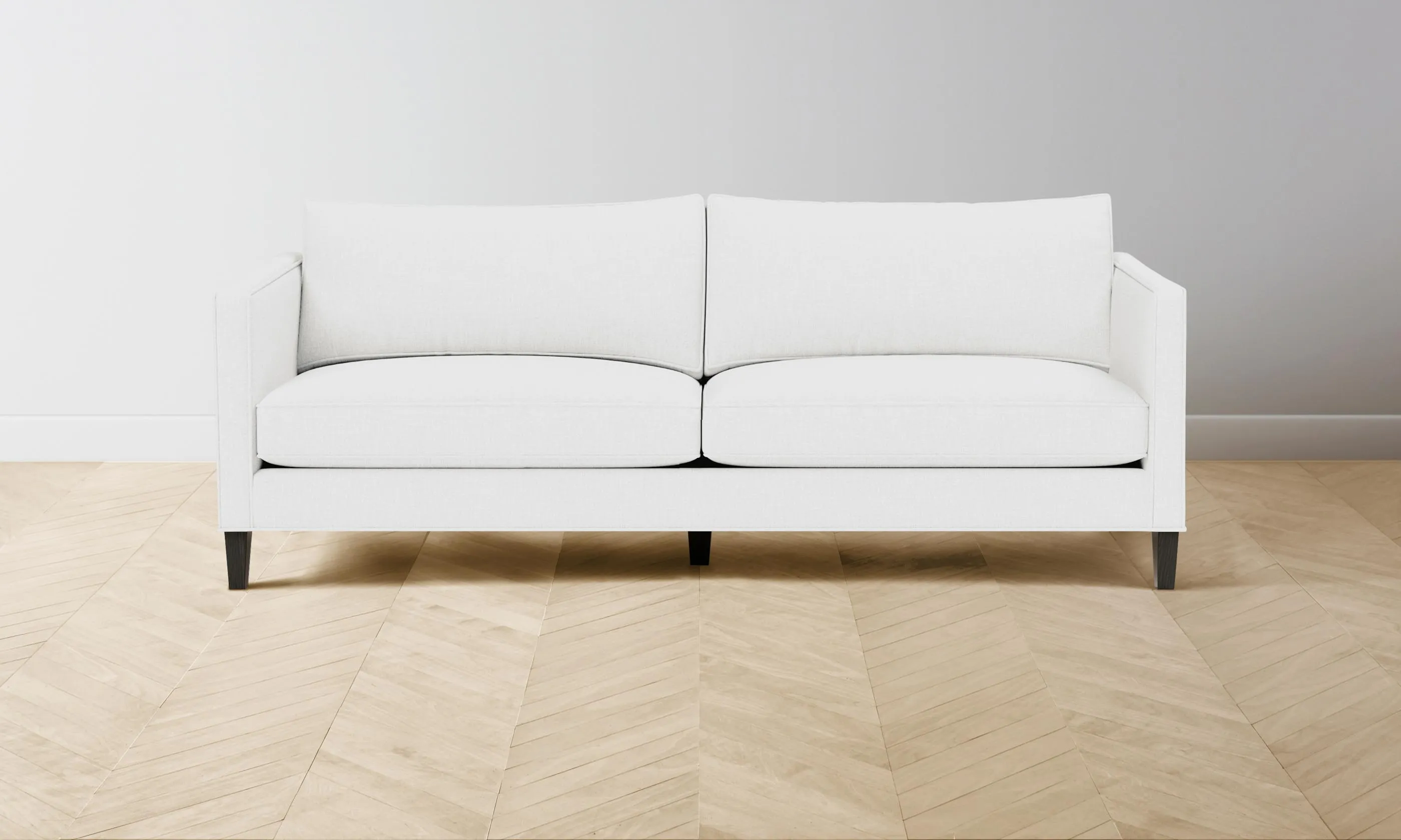 The Crosby Sectional - Performance Linen Weave Pure White