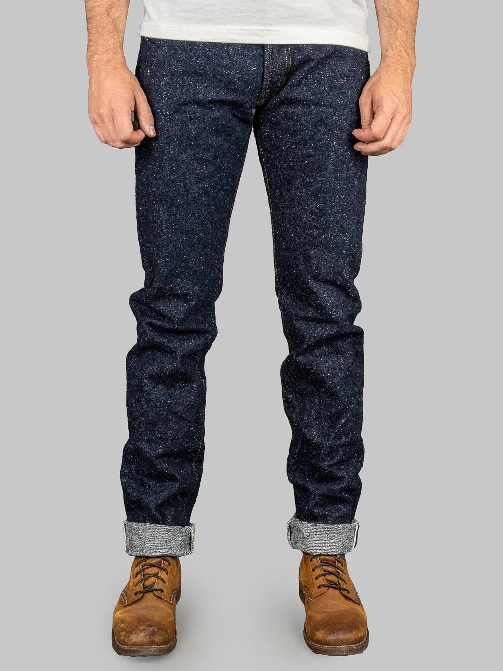The Strike Gold 0104KE Keep Earth Natural Indigo Straight Tapered Jeans