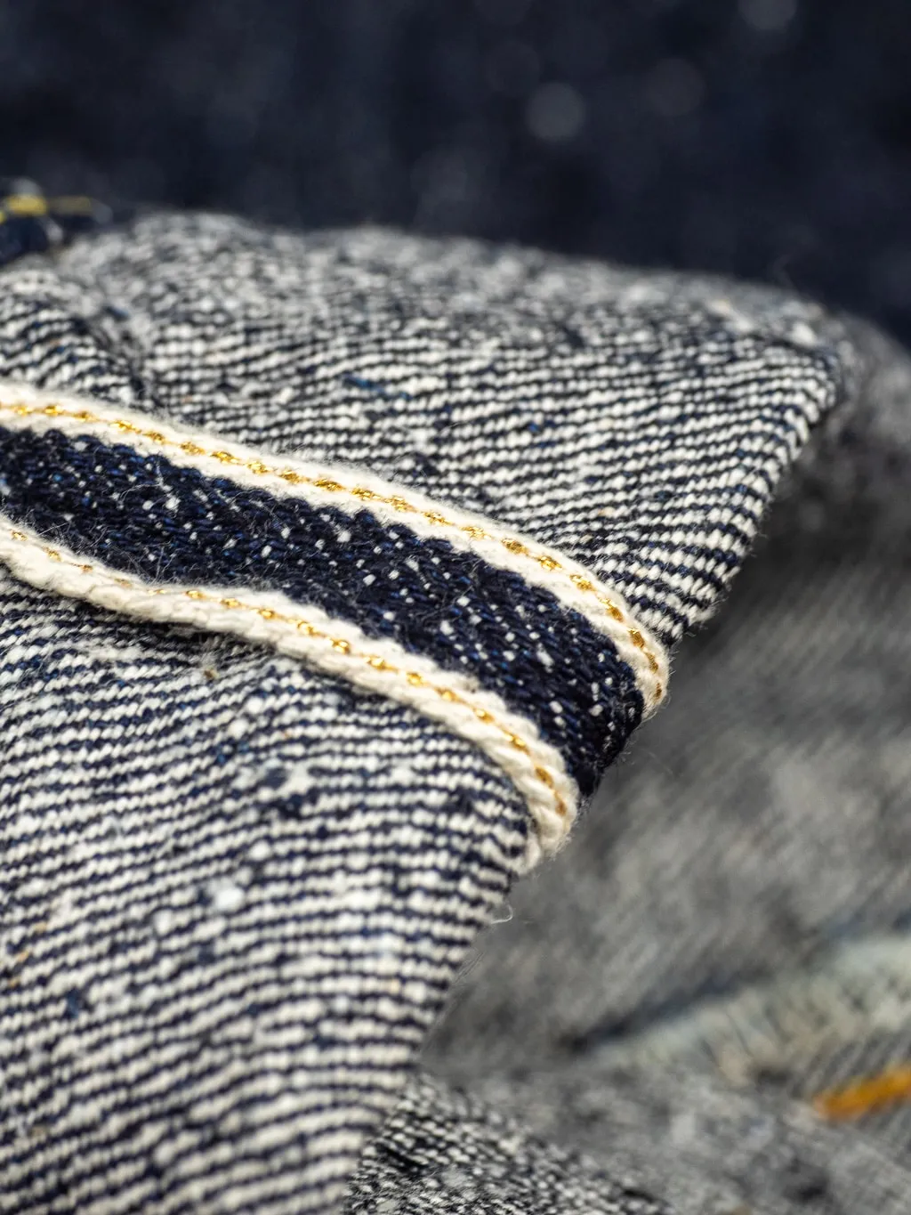 The Strike Gold 0104KE Keep Earth Natural Indigo Straight Tapered Jeans