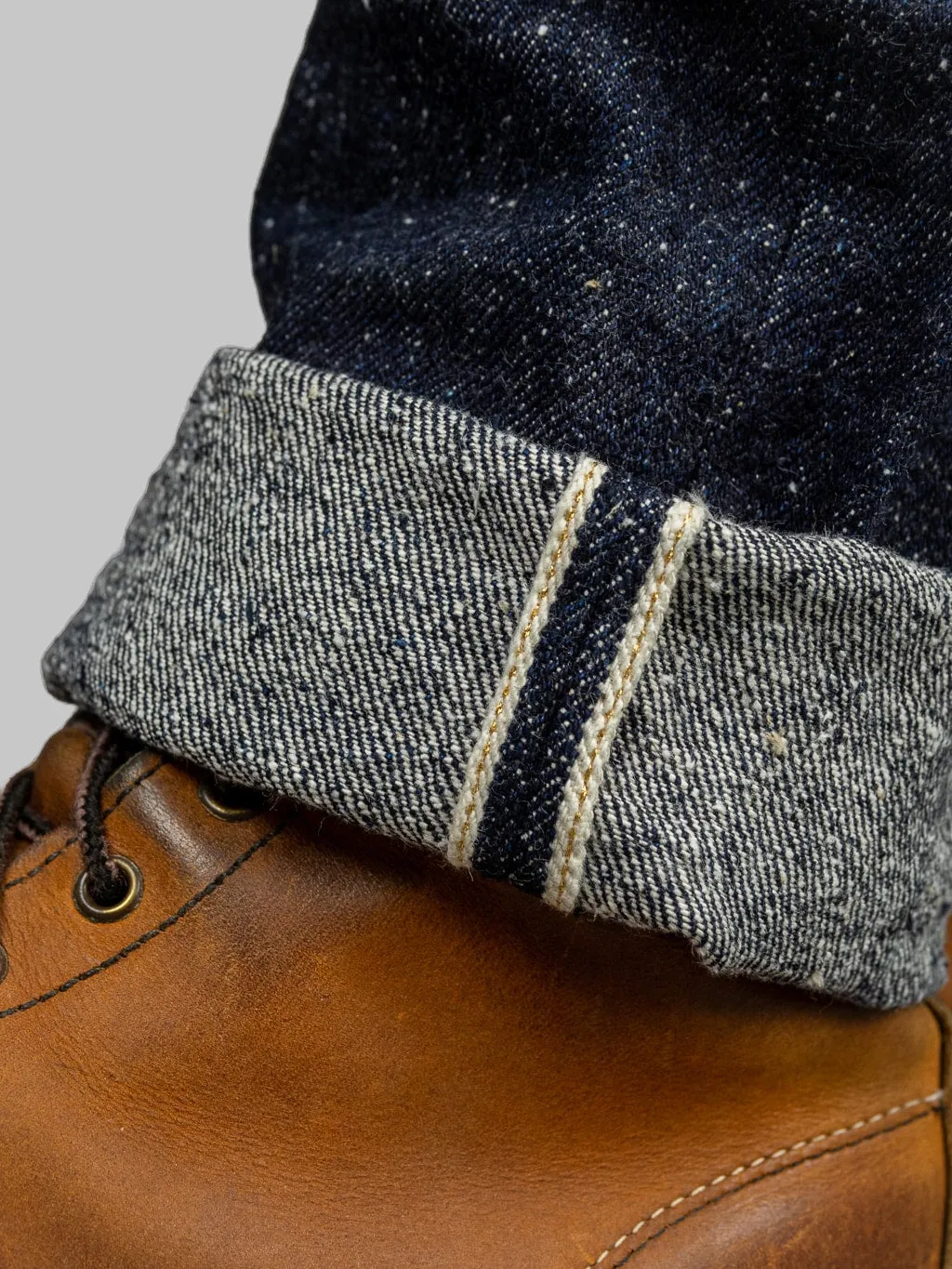 The Strike Gold 0104KE Keep Earth Natural Indigo Straight Tapered Jeans