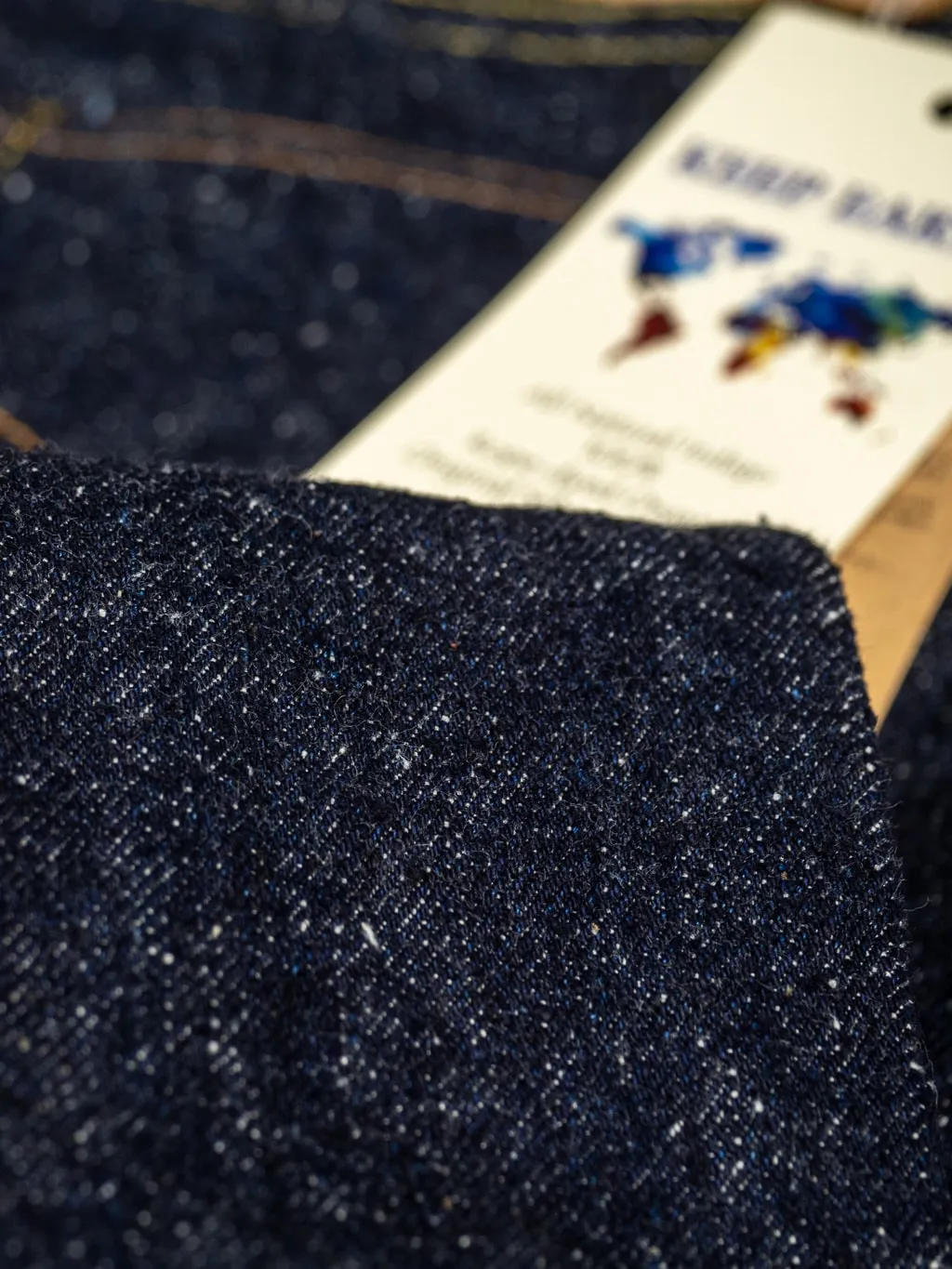 The Strike Gold 0104KE Keep Earth Natural Indigo Straight Tapered Jeans