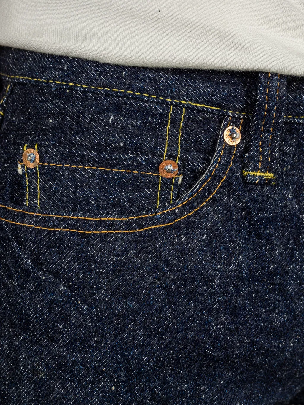 The Strike Gold 0104KE Keep Earth Natural Indigo Straight Tapered Jeans