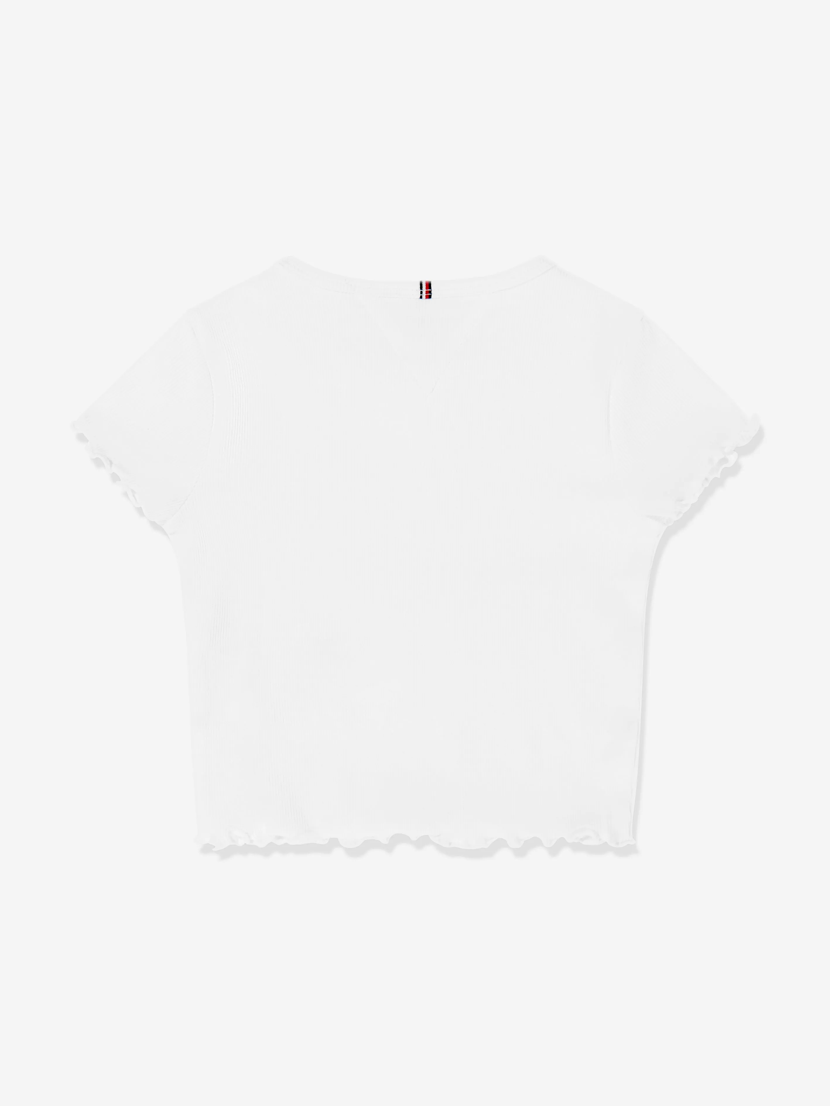 Tommy Hilfiger Girls Essential Rib Top in White
