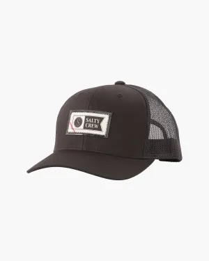 Topstitch Retro Trucker - Black