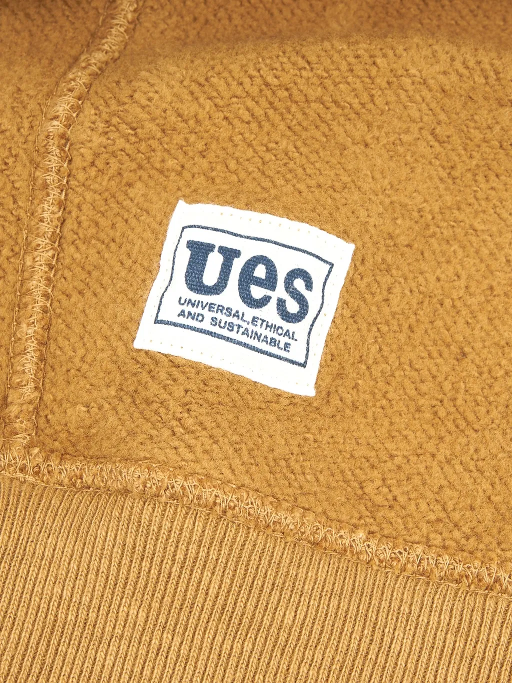 UES Hood Sweat Yellow Khaki