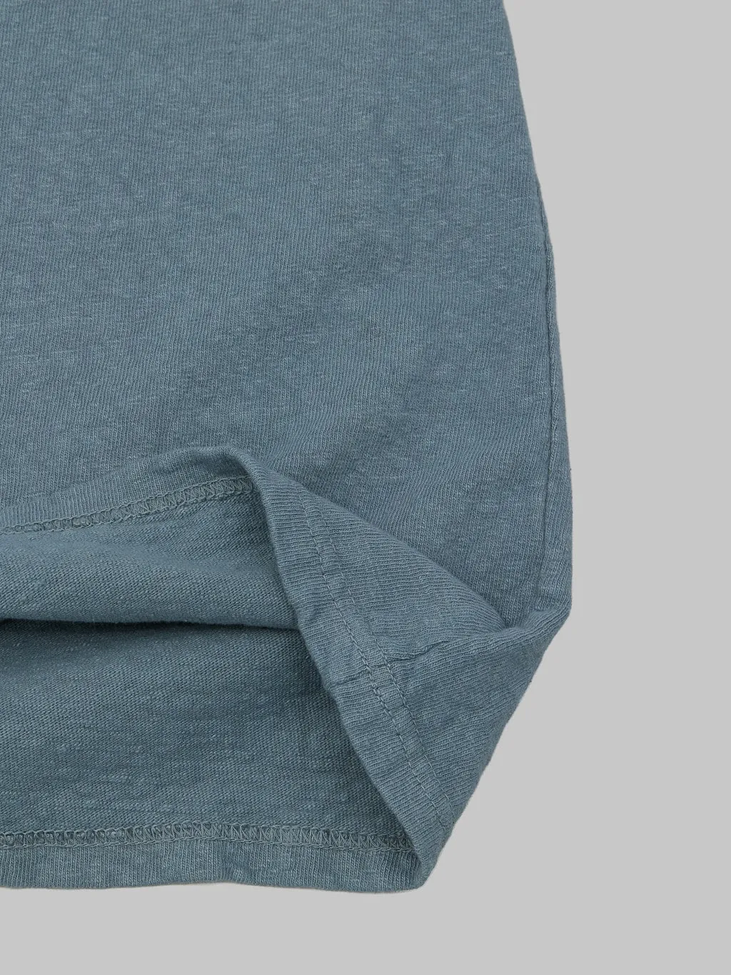 UES No.8 Slub Nep Short Sleeve T-Shirt Grey