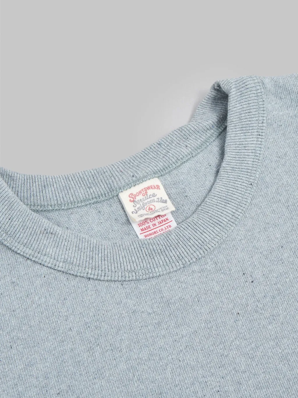 UES Recycled Denim Short Sleeve T-Shirt Sax Blue