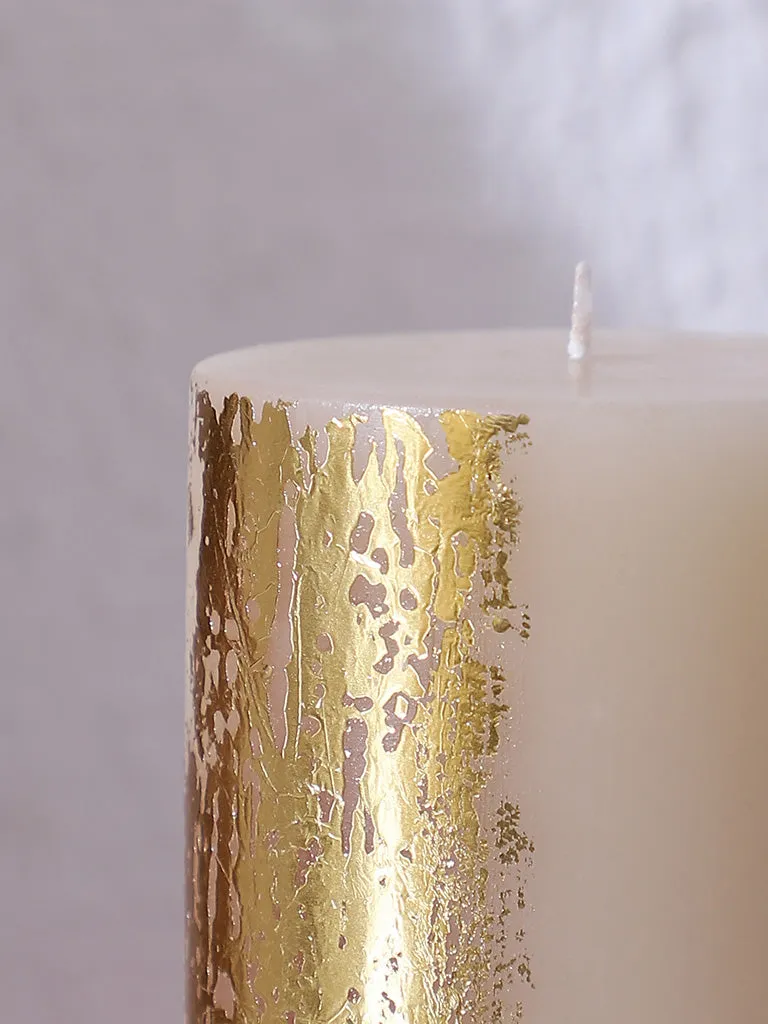 Westside Home Ivory Pillar Candle