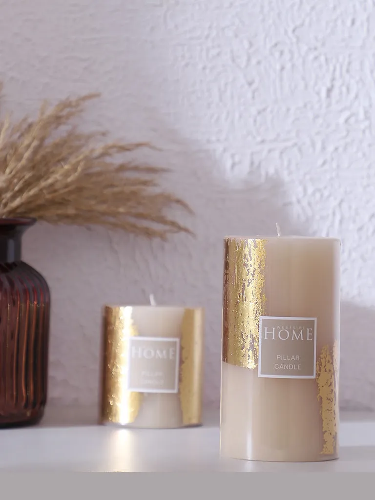 Westside Home Ivory Pillar Candle