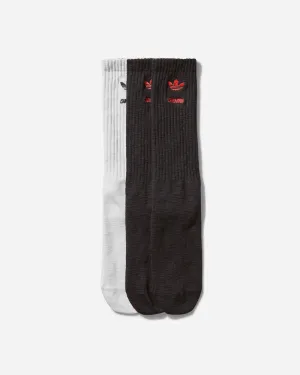 Willy Chavarria Socks White / Black / Black