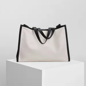 XL CABAS | parchment canvas